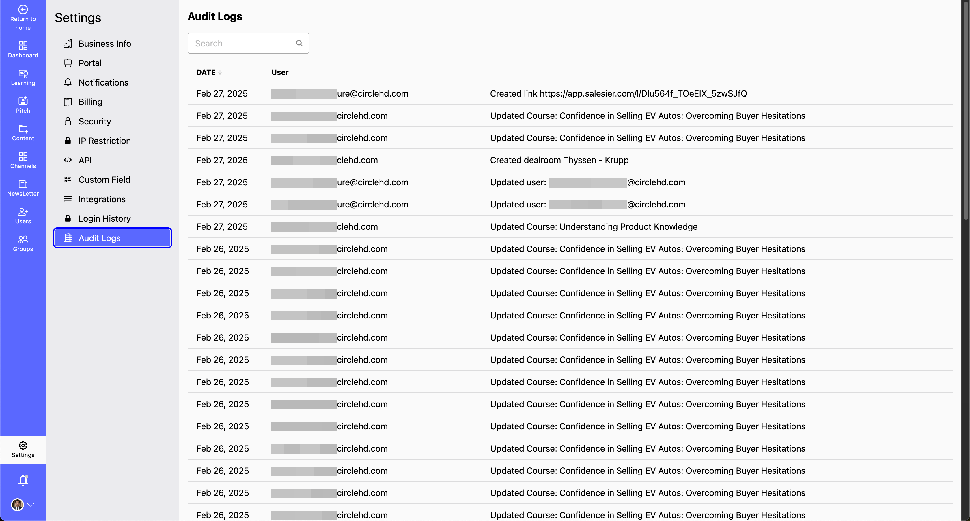 Audit Logs